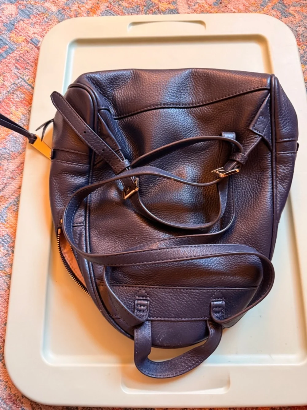 Michael Kors leather backpack